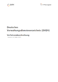 DVDV-Verfahrensbeschreibung